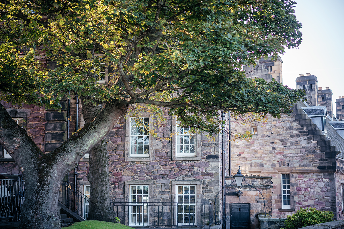 Edinburgh Castle — the fortress walls rising above the city